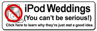 Brass Ring Mobile Music - Click here to learn why iPod weddings are a BAD idea! (image)